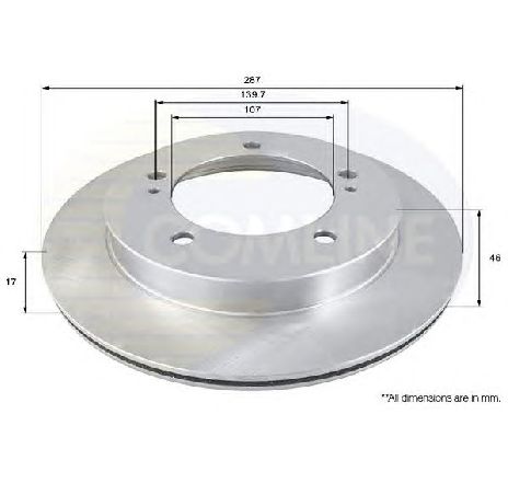 Disc frana COMLINE ADC0907V</br>Piesa auto pentru Frana disc Disc frana COMLINE ADC0907V</br>Piesa auto pentru Frana disc