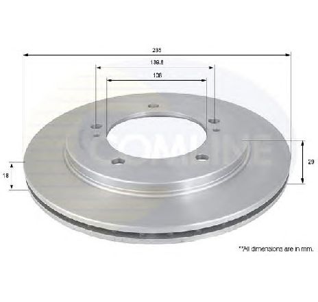 Disc frana COMLINE ADC0917V</br>Piesa auto pentru Frana disc Disc frana COMLINE ADC0917V</br>Piesa auto pentru Frana disc