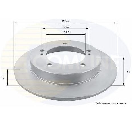 Disc frana COMLINE ADC0933</br>Piesa auto pentru Frana disc Disc frana COMLINE ADC0933</br>Piesa auto pentru Frana disc
