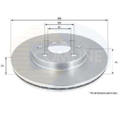 Disc frana COMLINE ADC1052V</br>Piesa auto pentru Frana disc Disc frana COMLINE ADC1052V</br>Piesa auto pentru Frana disc