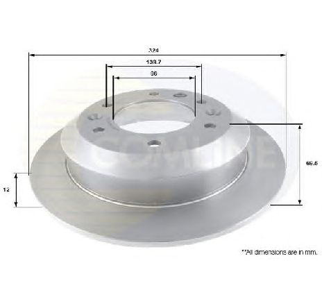 Disc frana COMLINE ADC1086</br>Piesa auto pentru Frana disc Disc frana COMLINE ADC1086</br>Piesa auto pentru Frana disc