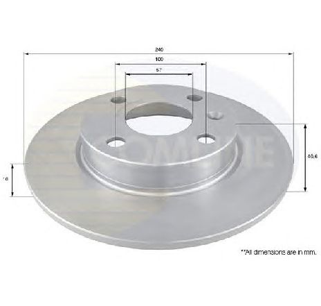 Disc frana COMLINE ADC1134</br>Piesa auto pentru Frana disc Disc frana COMLINE ADC1134</br>Piesa auto pentru Frana disc