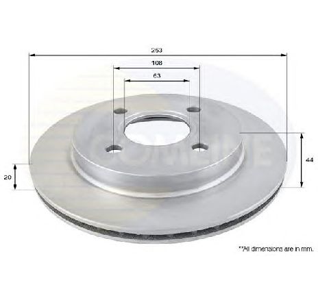 Disc frana COMLINE ADC1217V</br>Piesa auto pentru Frana disc Disc frana COMLINE ADC1217V</br>Piesa auto pentru Frana disc
