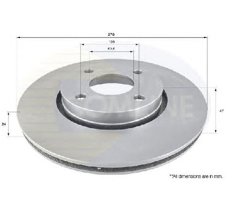Disc frana COMLINE ADC1218V</br>Piesa auto pentru Frana disc Disc frana COMLINE ADC1218V</br>Piesa auto pentru Frana disc