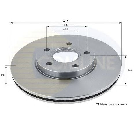 Disc frana COMLINE ADC1221V</br>Piesa auto pentru Frana disc Disc frana COMLINE ADC1221V</br>Piesa auto pentru Frana disc