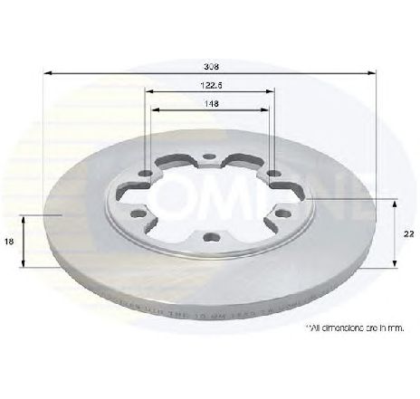Disc frana COMLINE ADC1269</br>Piesa auto pentru Frana disc Disc frana COMLINE ADC1269</br>Piesa auto pentru Frana disc