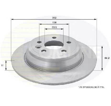 Disc frana COMLINE ADC1278</br>Piesa auto pentru Frana disc Disc frana COMLINE ADC1278</br>Piesa auto pentru Frana disc