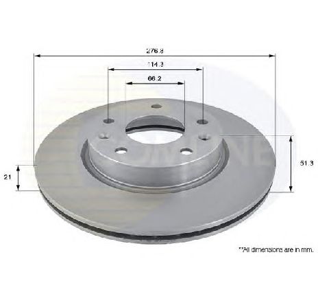 Disc frana COMLINE ADC1309V</br>Piesa auto pentru Frana disc Disc frana COMLINE ADC1309V</br>Piesa auto pentru Frana disc