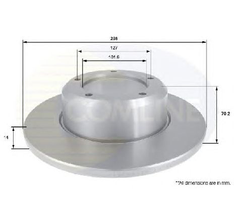 Disc frana COMLINE ADC1310</br>Piesa auto pentru Frana disc Disc frana COMLINE ADC1310</br>Piesa auto pentru Frana disc