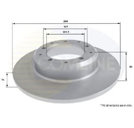 Disc frana COMLINE ADC1338</br>Piesa auto pentru Frana disc Disc frana COMLINE ADC1338</br>Piesa auto pentru Frana disc