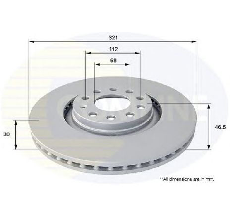 Disc frana COMLINE ADC1473V</br>Piesa auto pentru Frana disc Disc frana COMLINE ADC1473V</br>Piesa auto pentru Frana disc