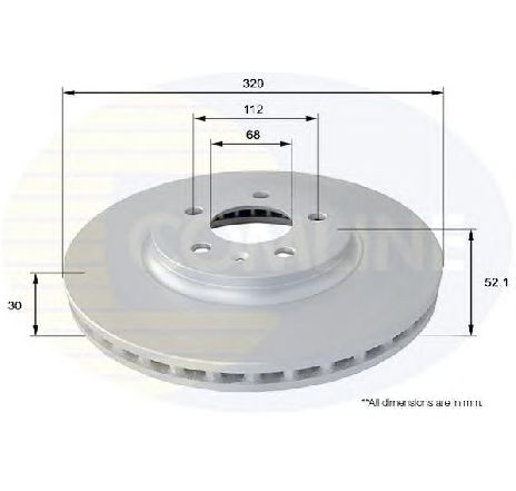 Disc frana COMLINE ADC1477V</br>Piesa auto pentru Frana disc Disc frana COMLINE ADC1477V</br>Piesa auto pentru Frana disc