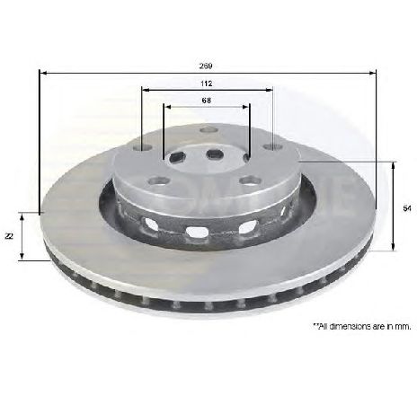 Disc frana COMLINE ADC1488V</br>Piesa auto pentru Frana disc Disc frana COMLINE ADC1488V</br>Piesa auto pentru Frana disc