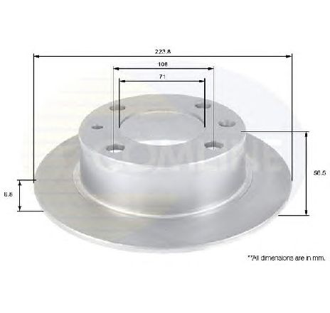 Disc frana COMLINE ADC1529</br>Piesa auto pentru Frana disc Disc frana COMLINE ADC1529</br>Piesa auto pentru Frana disc