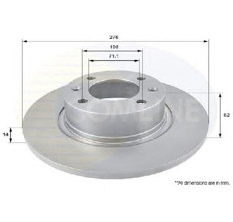 Disc frana COMLINE ADC1533</br>Piesa auto pentru Frana disc Disc frana COMLINE ADC1533</br>Piesa auto pentru Frana disc