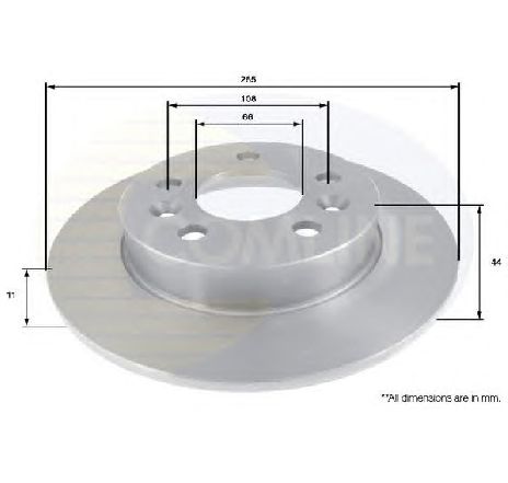 Disc frana COMLINE ADC1541</br>Piesa auto pentru Frana disc Disc frana COMLINE ADC1541</br>Piesa auto pentru Frana disc