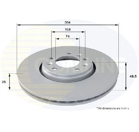 Disc frana COMLINE ADC1579V</br>Piesa auto pentru Frana disc Disc frana COMLINE ADC1579V</br>Piesa auto pentru Frana disc