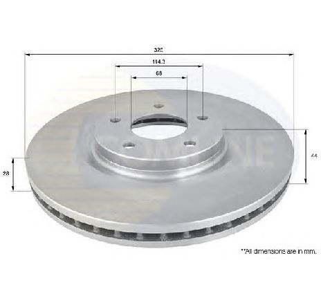 Disc frana COMLINE ADC1587V</br>Piesa auto pentru Frana disc Disc frana COMLINE ADC1587V</br>Piesa auto pentru Frana disc