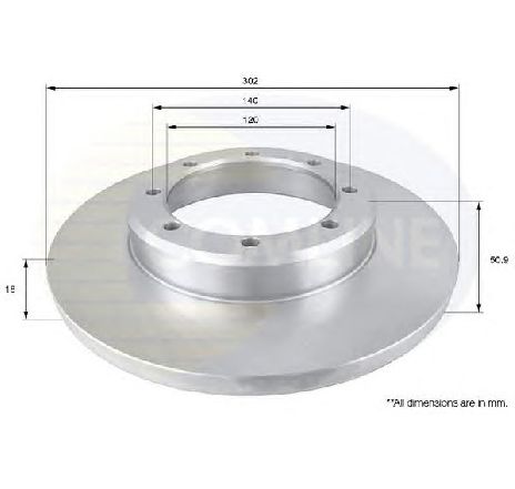 Disc frana COMLINE ADC1598</br>Piesa auto pentru Frana disc Disc frana COMLINE ADC1598</br>Piesa auto pentru Frana disc