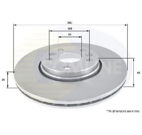 Disc frana COMLINE ADC1599V</br>Piesa auto pentru Frana disc Disc frana COMLINE ADC1599V</br>Piesa auto pentru Frana disc