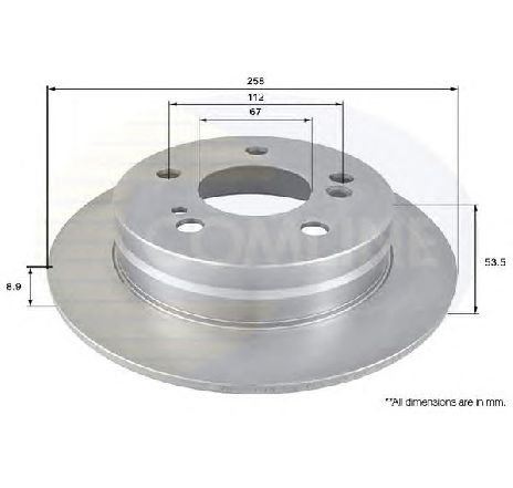 Disc frana COMLINE ADC1611</br>Piesa auto pentru Frana disc Disc frana COMLINE ADC1611</br>Piesa auto pentru Frana disc