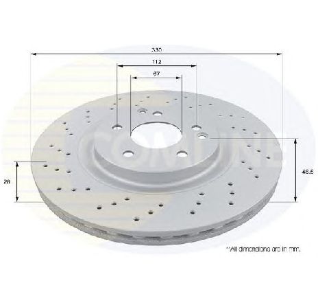 Disc frana COMLINE ADC1680V</br>Piesa auto pentru Frana disc Disc frana COMLINE ADC1680V</br>Piesa auto pentru Frana disc