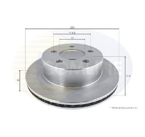 Disc frana COMLINE ADC2327V</br>Piesa auto pentru Frana disc Disc frana COMLINE ADC2327V</br>Piesa auto pentru Frana disc