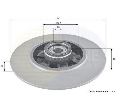 Disc frana LPR R1040PCA Disc frana LPR R1040PCA