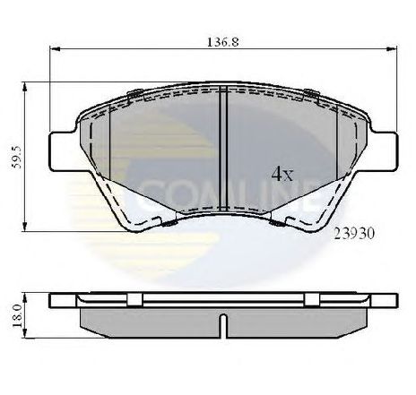 Set placute frana,frana disc COMLINE CBP01160</br>Piesa auto pentru Piese de service/ Inspectie / Intretinere Set placute frana,frana disc COMLINE CBP01160</br>Piesa auto pentru Piese de service/ Inspectie / Intretinere