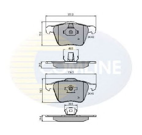 Set placute frana,frana disc COMLINE CBP01280</br>Piesa auto pentru Piese de service/ Inspectie / Intretinere Set placute frana,frana disc COMLINE CBP01280</br>Piesa auto pentru Piese de service/ Inspectie / Intretinere