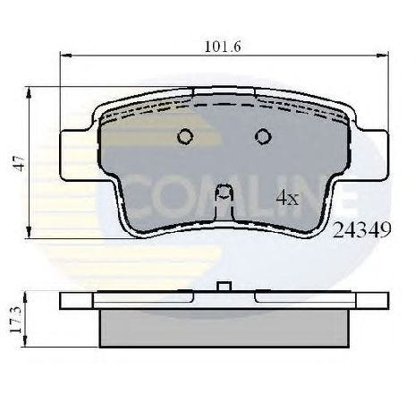 Set placute frana,frana disc COMLINE CBP01528</br>Piesa auto pentru Piese de service/ Inspectie / Intretinere Set placute frana,frana disc COMLINE CBP01528</br>Piesa auto pentru Piese de service/ Inspectie / Intretinere