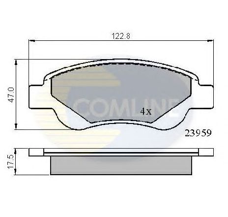 Set placute frana,frana disc COMLINE CBP01552</br>Piesa auto pentru Piese de service/ Inspectie / Intretinere Set placute frana,frana disc COMLINE CBP01552</br>Piesa auto pentru Piese de service/ Inspectie / Intretinere