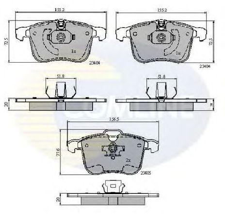 Set placute frana,frana disc COMLINE CBP01593</br>Piesa auto pentru Piese de service/ Inspectie / Intretinere Set placute frana,frana disc COMLINE CBP01593</br>Piesa auto pentru Piese de service/ Inspectie / Intretinere
