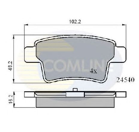 Set placute frana,frana disc COMLINE CBP01713</br>Piesa auto pentru Piese de service/ Inspectie / Intretinere Set placute frana,frana disc COMLINE CBP01713</br>Piesa auto pentru Piese de service/ Inspectie / Intretinere