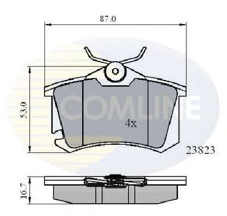 Set placute frana,frana disc COMLINE CBP01761</br>Piesa auto pentru Piese de service/ Inspectie / Intretinere Set placute frana,frana disc COMLINE CBP01761</br>Piesa auto pentru Piese de service/ Inspectie / Intretinere