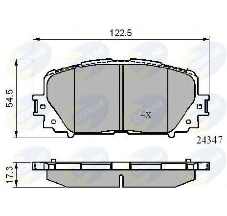 Set placute frana,frana disc COMLINE CBP01767</br>Piesa auto pentru Piese de service/ Inspectie / Intretinere Set placute frana,frana disc COMLINE CBP01767</br>Piesa auto pentru Piese de service/ Inspectie / Intretinere