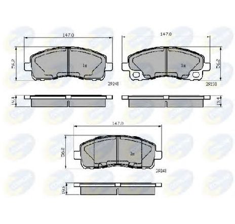 Set placute frana,frana disc COMLINE CBP02005</br>Piesa auto pentru Piese de service/ Inspectie / Intretinere Set placute frana,frana disc COMLINE CBP02005</br>Piesa auto pentru Piese de service/ Inspectie / Intretinere