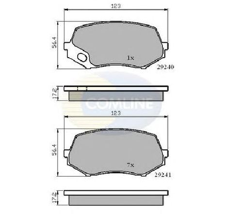 Set placute frana,frana disc COMLINE CBP02007</br>Piesa auto pentru Piese de service/ Inspectie / Intretinere Set placute frana,frana disc COMLINE CBP02007</br>Piesa auto pentru Piese de service/ Inspectie / Intretinere