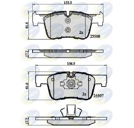 Set placute frana,frana disc COMLINE CBP02130</br>Piesa auto pentru Frana disc Set placute frana,frana disc COMLINE CBP02130</br>Piesa auto pentru Frana disc