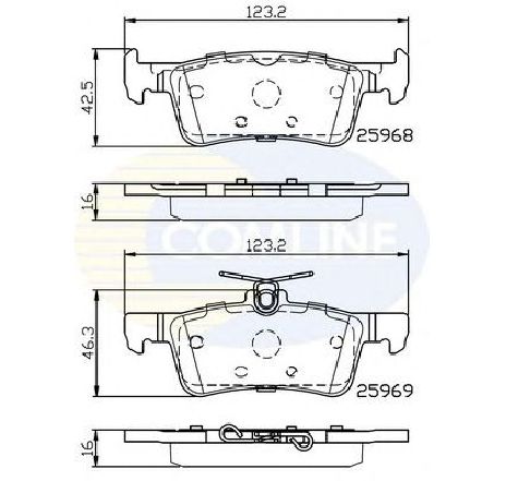 Set placute frana,frana disc COMLINE CBP02233</br>Piesa auto pentru Piese de service/ Inspectie / Intretinere Set placute frana,frana disc COMLINE CBP02233</br>Piesa auto pentru Piese de service/ Inspectie / Intretinere