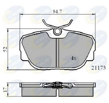 Set placute frana,frana disc COMLINE CBP0361</br>Piesa auto pentru Piese de service/ Inspectie / Intretinere Set placute frana,frana disc COMLINE CBP0361</br>Piesa auto pentru Piese de service/ Inspectie / Intretinere