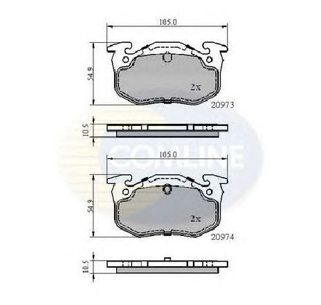 Set placute frana,frana disc COMLINE CBP0522</br>Piesa auto pentru Piese de service/ Inspectie / Intretinere Set placute frana,frana disc COMLINE CBP0522</br>Piesa auto pentru Piese de service/ Inspectie / Intretinere