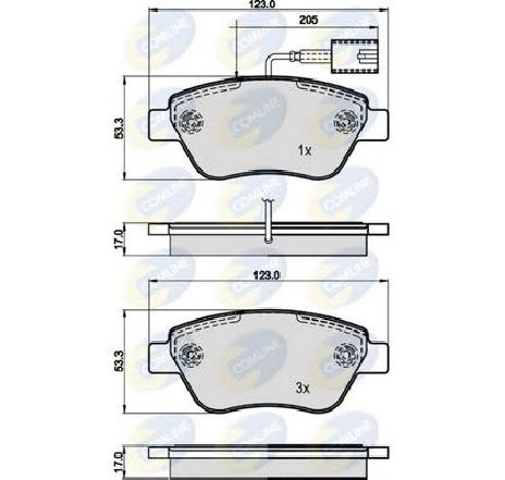 Set placute frana,frana disc COMLINE CBP11535</br>Piesa auto pentru Piese de service/ Inspectie / Intretinere Set placute frana,frana disc COMLINE CBP11535</br>Piesa auto pentru Piese de service/ Inspectie / Intretinere