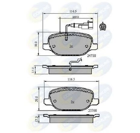 Set placute frana,frana disc COMLINE CBP11769</br>Piesa auto pentru Piese de service/ Inspectie / Intretinere Set placute frana,frana disc COMLINE CBP11769</br>Piesa auto pentru Piese de service/ Inspectie / Intretinere