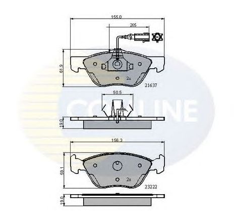 Set placute frana,frana disc COMLINE CBP11772</br>Piesa auto pentru Piese de service/ Inspectie / Intretinere Set placute frana,frana disc COMLINE CBP11772</br>Piesa auto pentru Piese de service/ Inspectie / Intretinere
