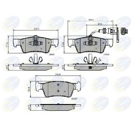 Set placute frana,frana disc COMLINE CBP12015</br>Piesa auto pentru Piese de service/ Inspectie / Intretinere Set placute frana,frana disc COMLINE CBP12015</br>Piesa auto pentru Piese de service/ Inspectie / Intretinere