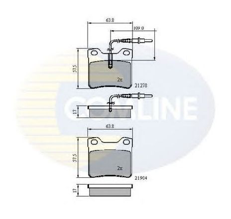 Set placute frana,frana disc COMLINE CBP1455</br>Piesa auto pentru Piese de service/ Inspectie / Intretinere Set placute frana,frana disc COMLINE CBP1455</br>Piesa auto pentru Piese de service/ Inspectie / Intretinere
