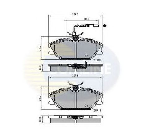Set placute frana,frana disc COMLINE CBP1526</br>Piesa auto pentru Piese de service/ Inspectie / Intretinere Set placute frana,frana disc COMLINE CBP1526</br>Piesa auto pentru Piese de service/ Inspectie / Intretinere