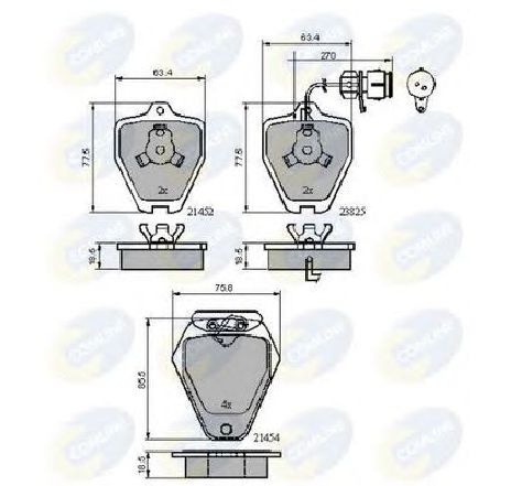 Set placute frana,frana disc COMLINE CBP1884</br>Piesa auto pentru Piese de service/ Inspectie / Intretinere Set placute frana,frana disc COMLINE CBP1884</br>Piesa auto pentru Piese de service/ Inspectie / Intretinere