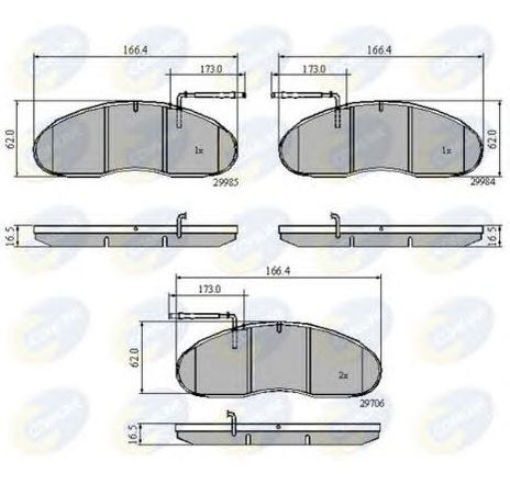 Set placute frana,frana disc COMLINE CBP1991</br>Piesa auto pentru Piese de service/ Inspectie / Intretinere Set placute frana,frana disc COMLINE CBP1991</br>Piesa auto pentru Piese de service/ Inspectie / Intretinere